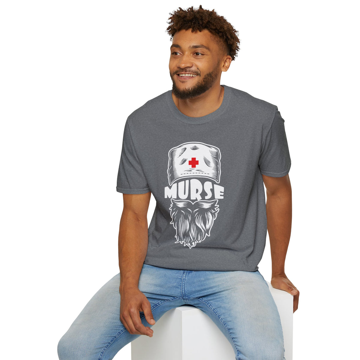 Male Nurse Support Softstyle T-Shirt