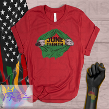 Load image into Gallery viewer, Happy Juneteenth / Juneteenth / June 19 T-shirt
