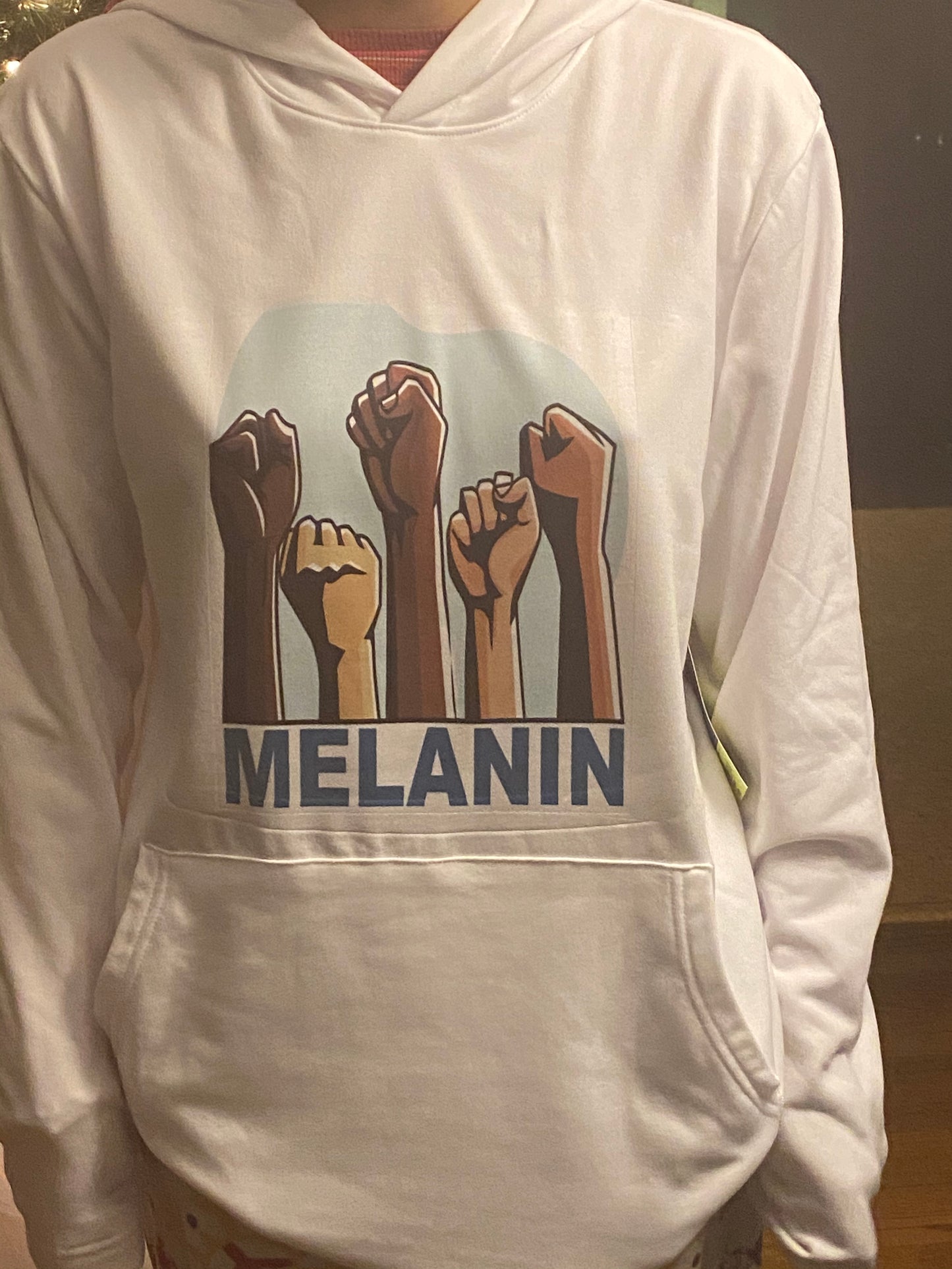 Melanin revolution fists sweatshirt