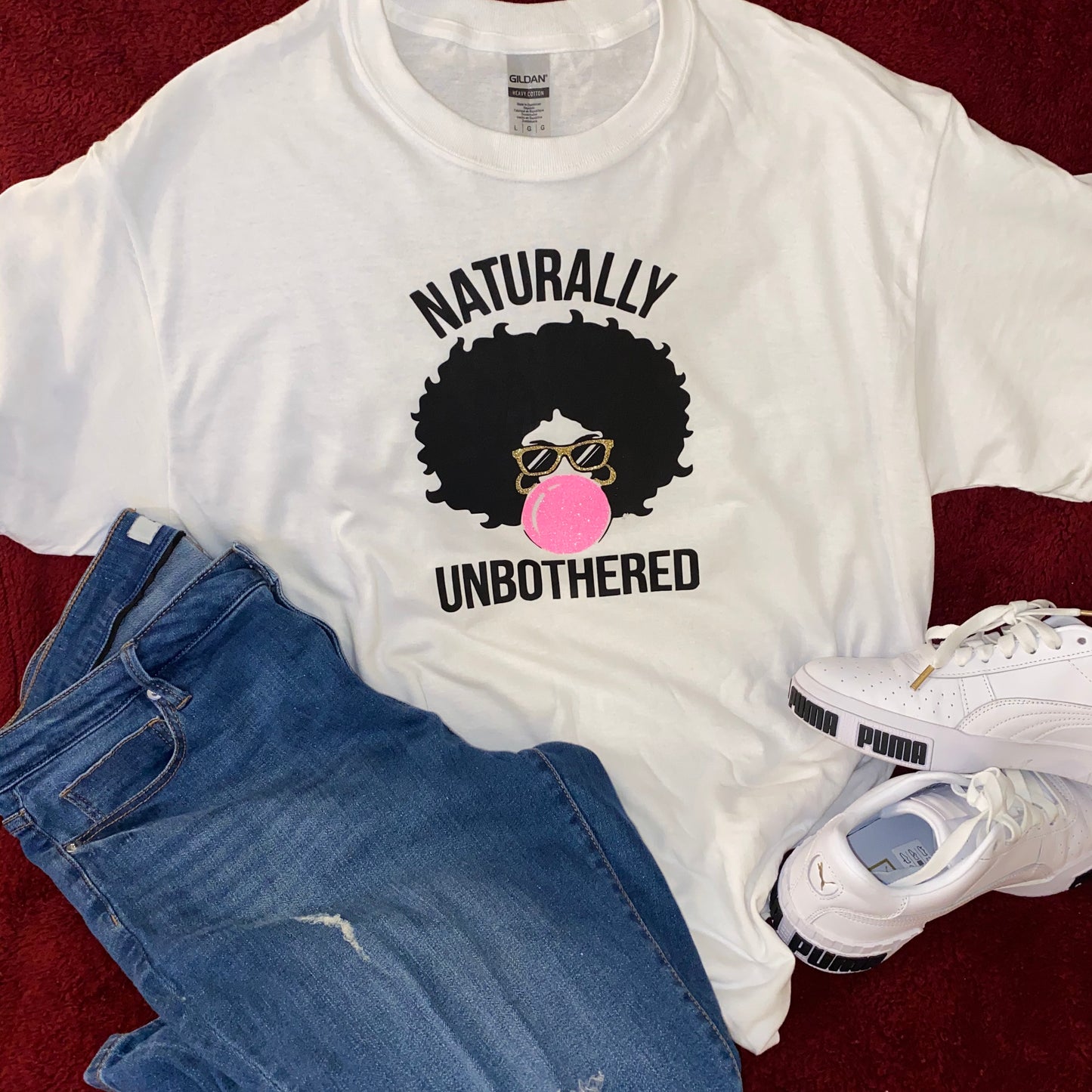 Naturally unbothered T-shirt